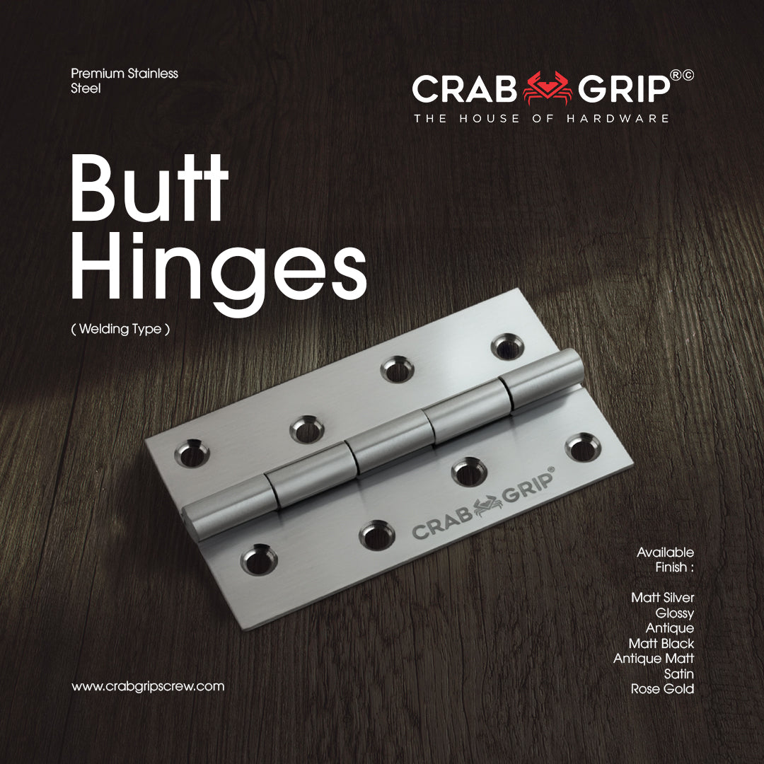 SS Butt Hinges